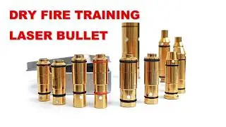 Dry Fire Laser Bullet Laser Cartridge Training Trainer Shooting Simulator Laser Ammo 9mm, 380ACP