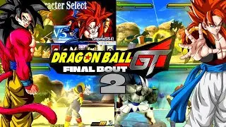 DRAGONBALL GT FINAL BOUT 2 ISO PPSSPP || DB EVOLUTION MOD || Goku, Vegeta, Trunks, Gogeta, Pan, A-17