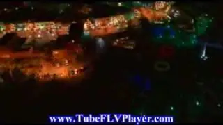 Aerial View of Google Logo at Google on Main.flv
