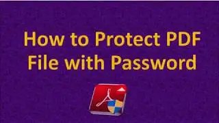 How to Secure PDF File with Password