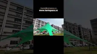 Tentspace instruction of custom logo print star shape tent for outdoor events #advertising #camping