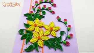 DIY Paper Quilling Card | Step by Step Quilling Birthday Greeting Card | Quilling Card Ideas