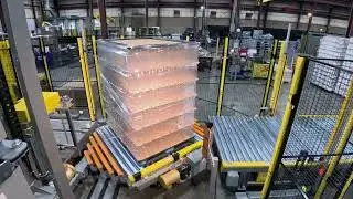 Kaufman Engineered Systems Full Layer Bulk Plastic Robotic Palletizer