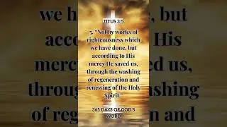 JANUARY 27 - HOPE & NEW BEGINNINGS | TITUS 3:5 #365daysofgodsword #hopeandnewbeginnings #titus35
