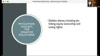 Structuring Joint Ventures - Avoiding deadlocks in a JV requires a mitigation toolkit