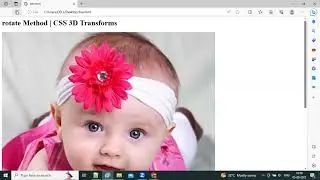 3D Rotate method in CSS | CSS 3D