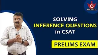 Solving Inference Questions in Reading Comprehension | CSAT Prelims | UPSC Exam