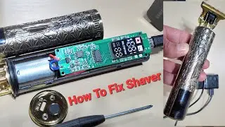 How To Fix Electric Rechargeable Shaver Not Working, T9 3 Speed