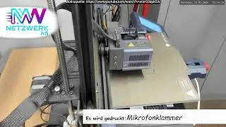 Live 3D-Druck | Mikrofonklammer