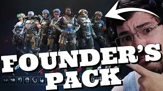 SHATTERLINE ALL PREMIUM FOUNDER'S PACK SKINS SHOWCASE | All Heroes All Weapons