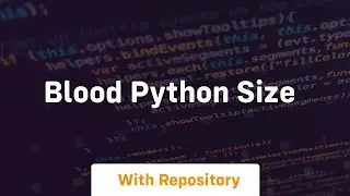 blood python size