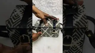 Hard box sling | Jacquard Fabric