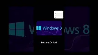 windows critical battery/battery low evoluindo #windows #microsoft #androidbombado