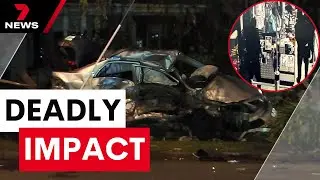 Innocent driver killed - Four teens on the run after another violent crime spree | 7NEWS