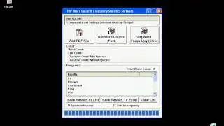 Sobolsoft com   How To Use PDF Word Count & Frequency Statistics Software