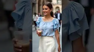 Cool Elegance in Sky Blue Looks #fashion#fashionstyle#style#beauty#shorts