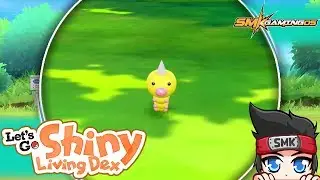 SHINY BUG!!! Shiny Weedle Reaction in Pokemon Let's Go Pikachu! Shiny Living Dex 013