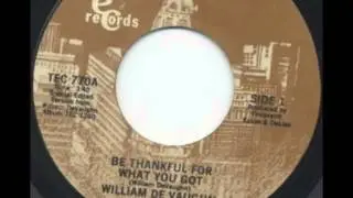 William Devaughn - Be Thankful For What You Got (1974) *with lyrics*