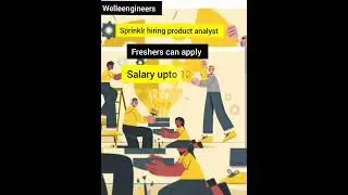@sprinklr hiring product analyst #hiring #freshers #freshersjob #applynow #fresher #itjob #analyst