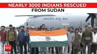 Operation Kaveri: Around 3,000 Indian nationals  evacuated from crisis-hit Sudan