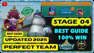 Lords Mobile Limited Challenge Trick vs Trick Stage 4 Perfect Guide| Petite Devil Stage 4 Guide