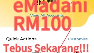 eMadani: Cara Tebus E-Wallet RM100 mulai 4 Disember melalui MAE.
