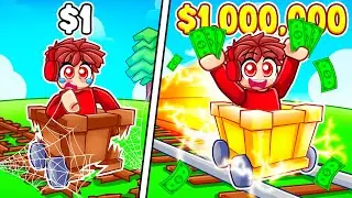 Поездка на тележке за $1 против поездки на тележке за $1 000 000 (Roblox)
