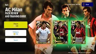 eFootball 2023 | AC Milan Epic player pack review (Maldini, Pirlo, Donadoni) Are they good ??