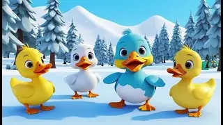 Duckling Dodo&rsquo;s Ice Flip Fail 🦆❄️ | 3D Animated Nursery Rhyme for Kids