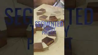 segmented woodturning!#woodworking #wood #satisfying