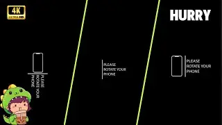 Rotate Your Phone Animation 4k 2024 🥰 | free! free! no copyright - Happy Editing 🎅 