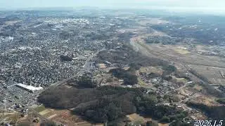 【嵐山町～小川町空撮】（2026 1 5）①撮影