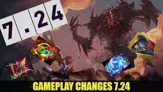 New General Gameplay Changes + New Reworked Map Dota 2 Patch 7.24 Preview