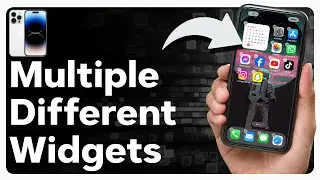 How To Add Multiple Different Widgets To iPhone