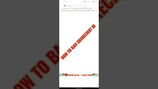 HOW TO BAN SHARECHAT ID ♻️👨&zwj;💻🆁︎ᴏᴡᴅy ʀᴀᴊᴀ☠️ʙᴀɴ ᴄᴏᴅᴇ👨&zwj;💻♻️ #python #crypto #smartphone #tamil #hack