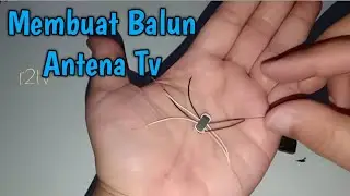 Membuat balun antena TV digital dari kabel rca dan ferrite binoculare