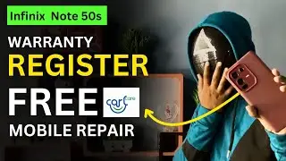 Infinix note 50S 5G warranty register and free mobile repair 