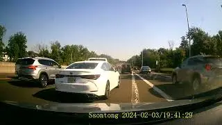 garden state PKWY. New Jersey USA  / southbound during rush hour a slow down on traffic #may2024