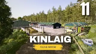 Уборка ячменя и погрузка тюков в Шотландском высокогорье | Таймлапс FS25 Кинлайг, эпизод 11