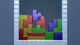 Softbody Tetris v11 | Satisfying Animation