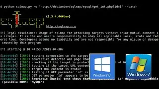 Web Application Penetration Using SQLmap on windows 7 and 10 | 2021 | SQL injection | No Waf