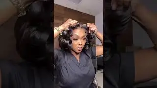 😍😍Glueless body wave wig~Easy to install🔥 #westkisshair #shorts