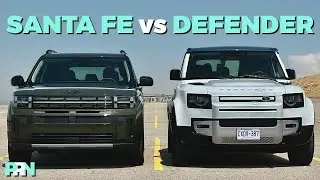 Новый Santa Fe &mdash; подделка Defender? | Hyundai Santa Fe 2024 против Land Rover Defender
