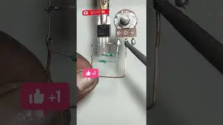 Diy ac voltage⚡️ regulator | BT 136 Triac 220v ac voltage regulator circuit #shorts