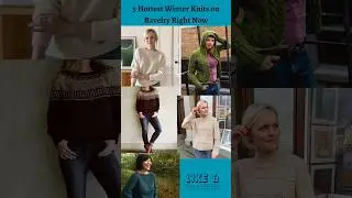 Top 5 Winter Knitting Patterns on Ravelry right now.  🔗 in description. #knitting