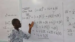 Algebraic Expansion of surd terms