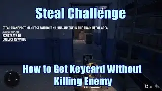 Steal Transport Manifest Without Killing Anyone In The Train Depot Area Sniper GW Contracts 2