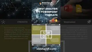 SWOT Analyis PowerPoint Templates #swotanalysis #swot #powerpoint #presentationdesign  #slideuplift