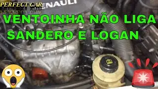 CARLOS - SANDERO 1.6 COM PROBLEMA NO ACIONAMENTO DA VENTOINHA DO RADIADOR.