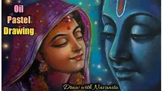 How to draw Radha Krishna /Indian radha krishna painting